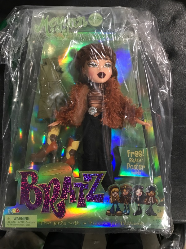 Photo 2 of Bratz Original Fashion Doll Meygan with 2 Outfits and Poster (Pack of 1)