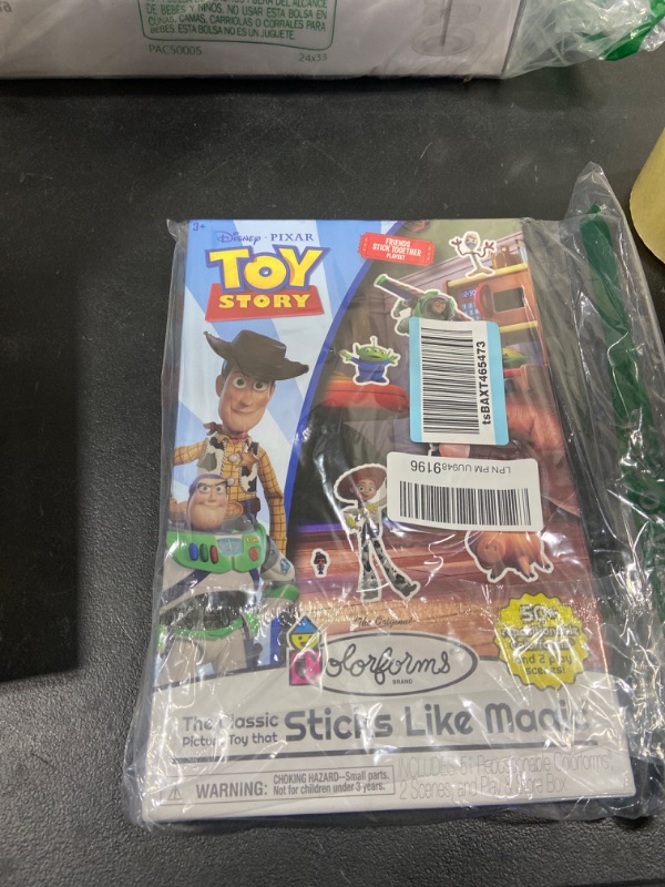 Photo 1 of Colorforms — Disney Toy Story Box Set — Pieces Stick Like Magic — Scenes and Pieces for Storytelling Play! — Ages 3+
