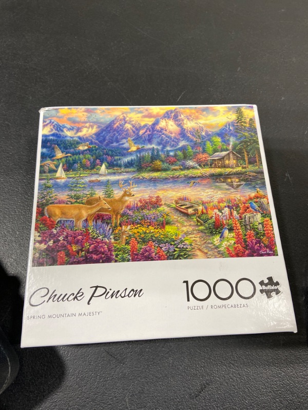 Photo 1 of Buffalo Games Chuck Pinson - Spring Mountain Majesty 1000 Pieces Jigsaw Puzzle
