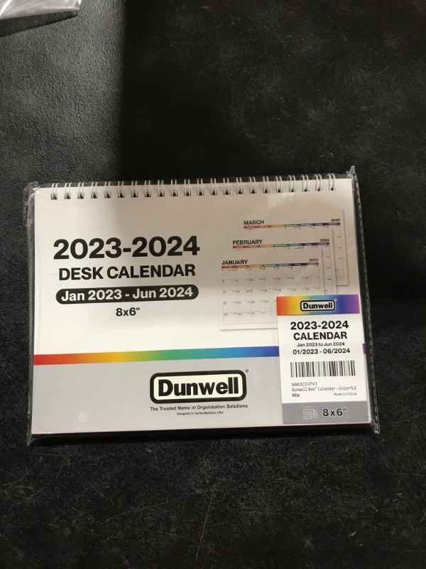 Photo 2 of Small Desk Calendar 2023-2024 