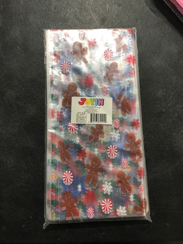 Photo 2 of 150 Pcs Christmas Cellophane Treat Bags,