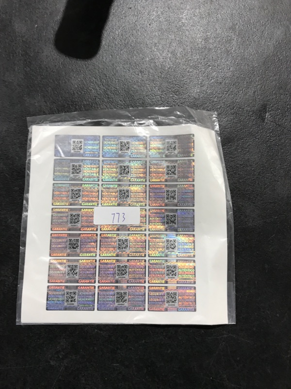 Photo 2 of 60pcs Tamper Evident Security Warranty Void Hologram Stickers