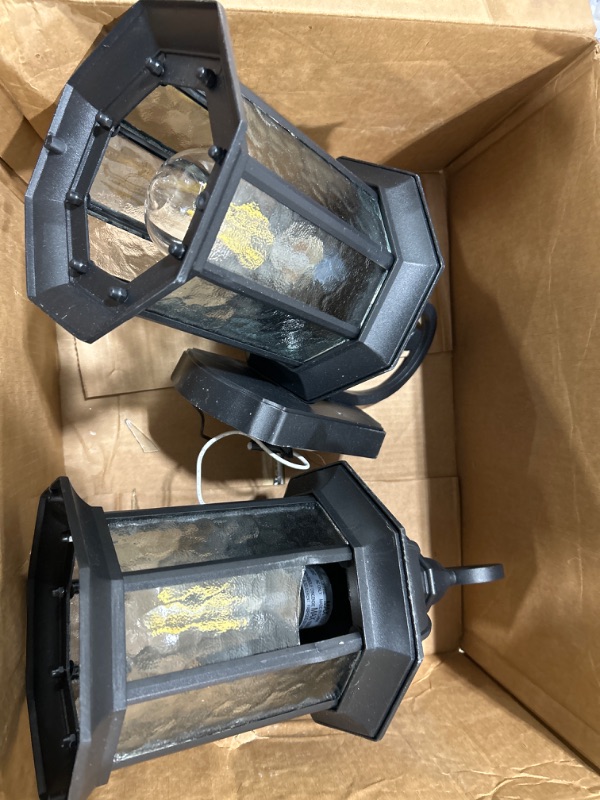 Photo 2 of 2 PACK OUTDOOR WALL LANTERN 