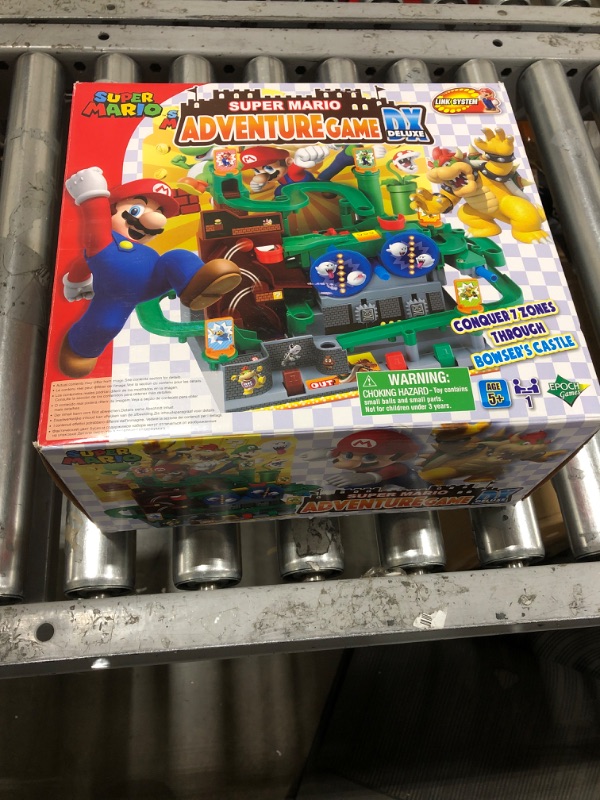 Photo 3 of EPOCH Super Mario Adventure Game DX, Tabletop Skill and Action Game with Collectible Super Mario Action Figures