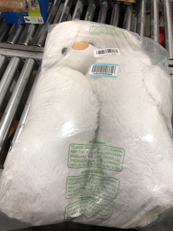 Photo 1 of big white teddy bear