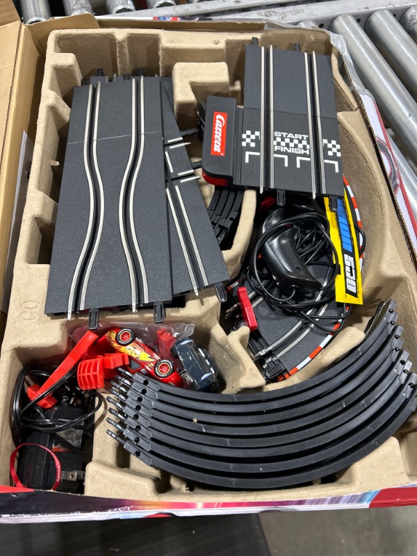 Photo 2 of Carrera GO 62476 Disney Pixar Cars Speed Challenge Electric Slot Car Racing Track Set 1:43 Scale
