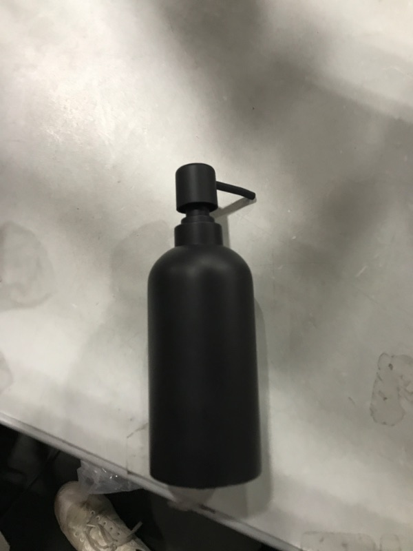 Photo 1 of Black Dispenser Bottle 