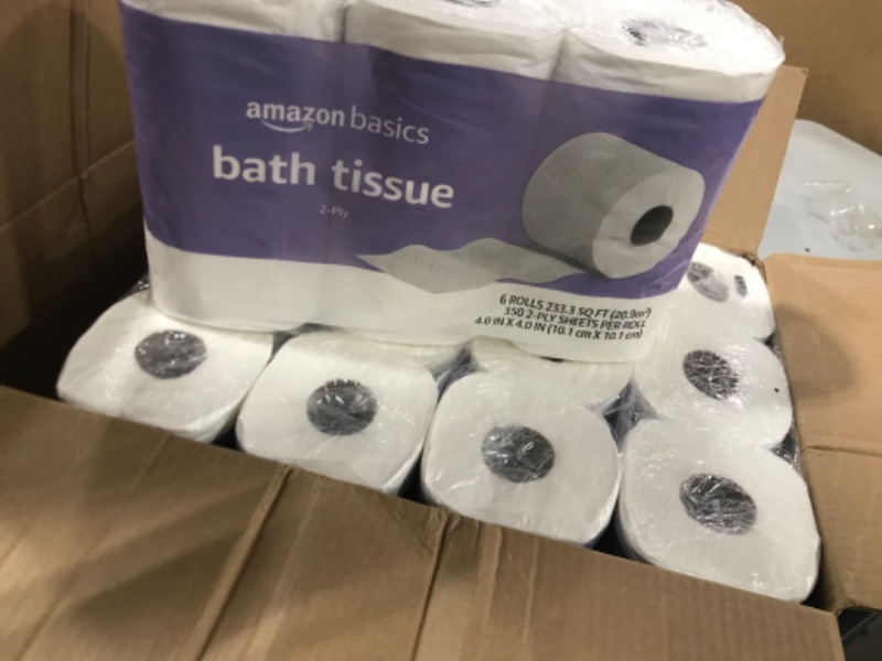 Photo 1 of AmazonBasics 2-ply Bath Tissue Bundle 