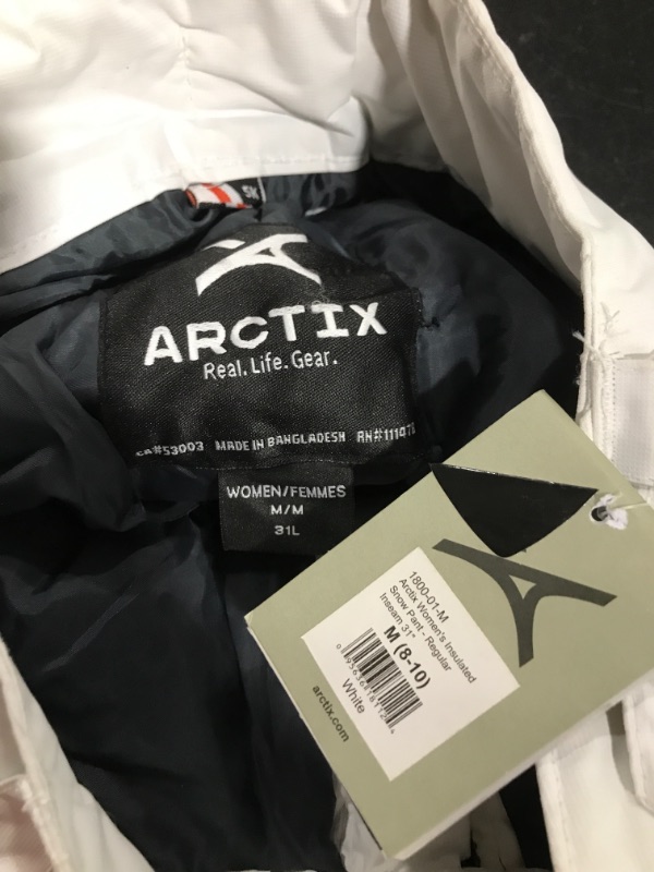 Photo 3 of Arctix womens Insulated Snow Pants White Medium