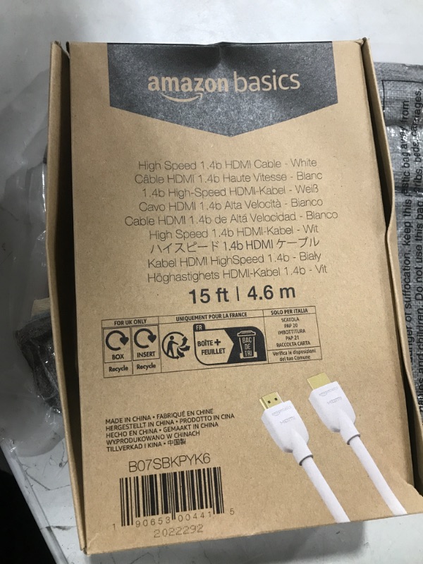 Photo 2 of Amazon Basics High-Speed HDMI Cable 