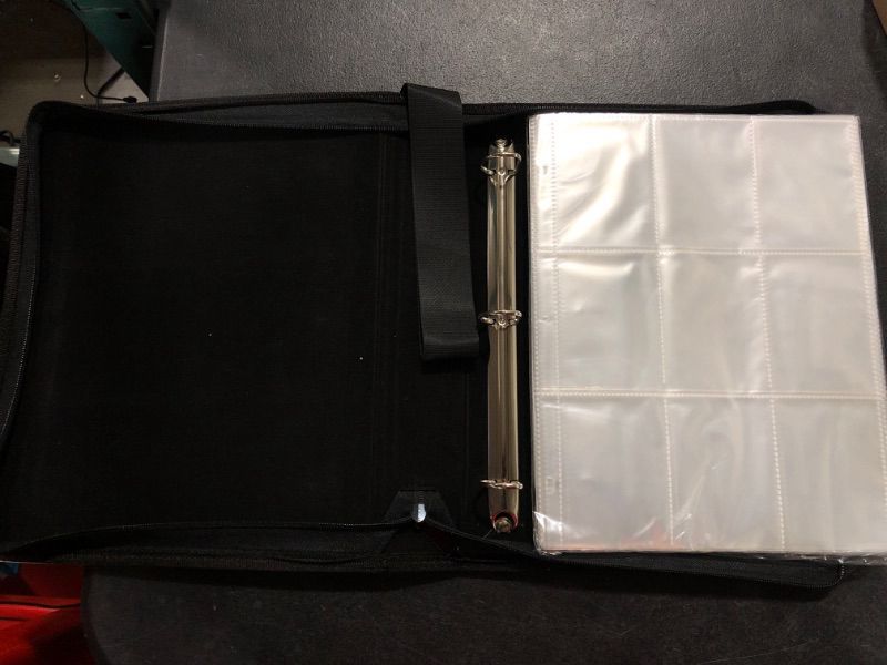 Photo 1 of 720 Pockets Baseball Card Binder for Baseball Trading Cards, Display Case with Baseball Card Sleeves Card Holder Protectors Set for Football Card and Sports Card
