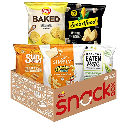 Photo 1 of FritoLay Ultimate Smart Snacks Care Package Variety Assortment of Chips & Crisps Ready to Go Snacks, 40 Count **EXPIRED!! FEB 28 2023**
