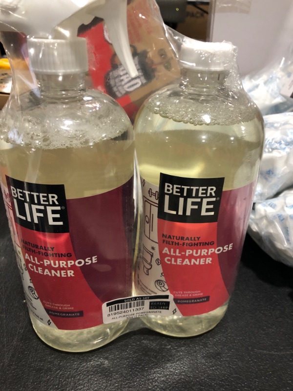 Photo 2 of Better Life All-Purpose Cleaner, Pomegranate, 32 Fl Oz (Pack of 2), Pomegranate, 64 Fl Oz 32 Fl Oz (Pack of 2) Pomegranate