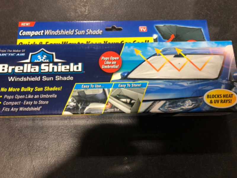 Photo 2 of Ontel Brella Shield by Arctic Air, Car Windshield Sun Shade, One-Size (31x57"), As Seen on TV