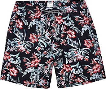 Photo 1 of Biwisy Mens Swim Trunks Quick Dry Swim Shorts with Mesh Lining Funny Beach Shorts Size 2XL