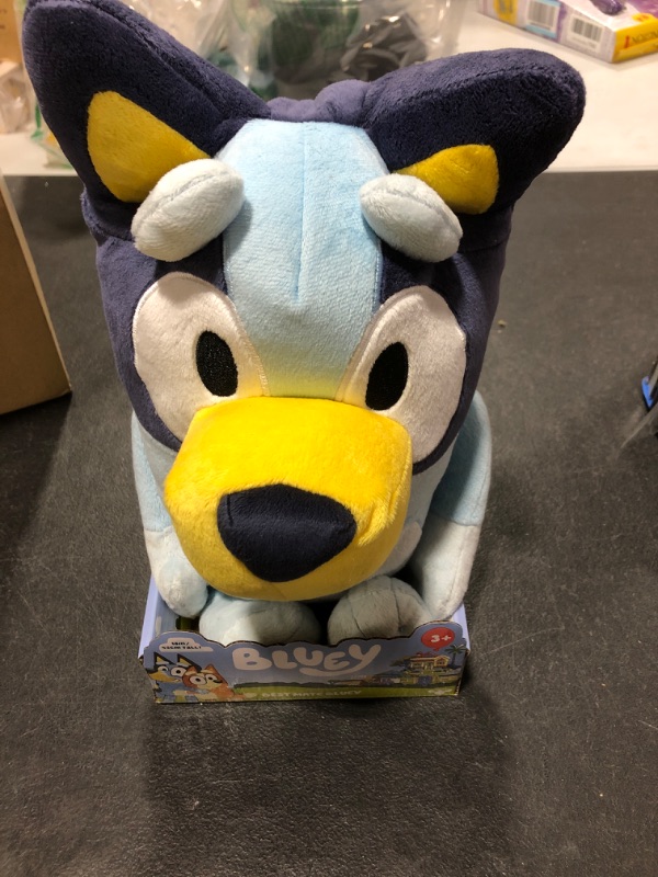 Photo 2 of Bluey 18" Stuffed Animal - Playtime & Naptime Companion, Jumbo Size, Soft Deluxe Materials - Huggable Cuddles Best Friend (13010) Bluey Jumbo Plush Plush