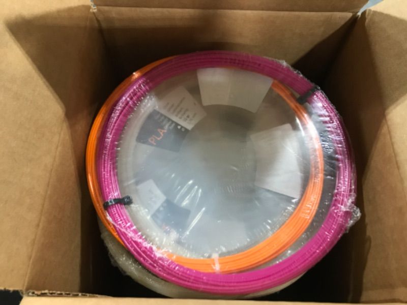 Photo 2 of Amazon Basics PLA 3D Printer Filament, 1.75mm, 22 Assorted Colors, 1.25 kg