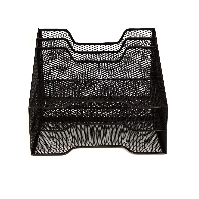 Photo 2 of Mind Reader 5 Compartment Mesh Organizer, Black (MESHBOX5-BLK)