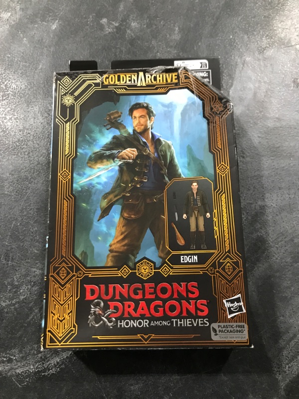 Photo 1 of Dungeons & Dragons Honor Among Thieves Golden Archive Edgin Collectible Figure 6-Inch Scale D&D Action Figures