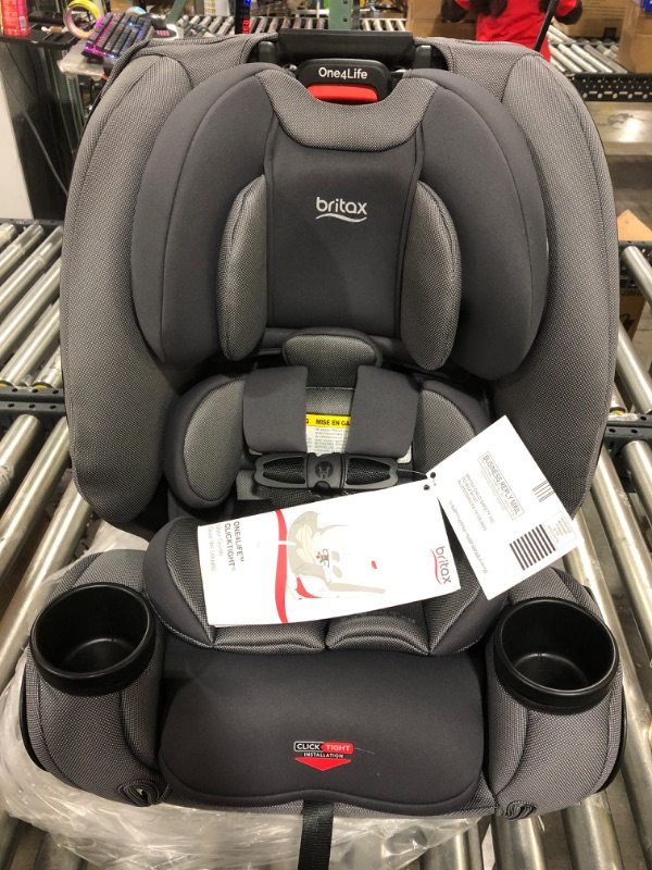 Photo 2 of Britax One4Life ClickTight All-in-One Car Seat – 10 Years of Use – Infant, Convertible, Booster – 5 to 120 pounds - SafeWash Fabric, Drift