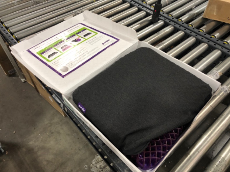 Photo 2 of Purple Royal Seat Cushion - Seat Cushion for The Car Or Office Chair - Temperature Neutral Grid