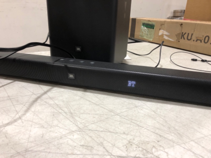 Photo 1 of JBL Bar 2.1 Powered Sound Bar with Wireless Subwoofer and Bluetooth
