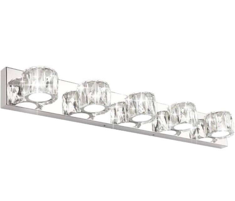 Photo 1 of 5 LIGHTS CRYSTAL VANITY LIGHTS MODERN LED VANITY 