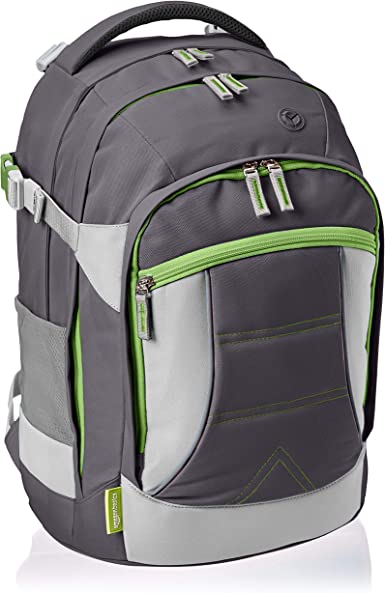 Photo 1 of AmazonBasics Unisex Ergonomic Backpack Water Resistant Laptop Bag, Color Grey
