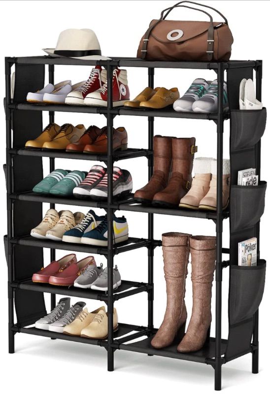 Photo 1 of 7 TIERS SHOE RACK HOLDS 24-30 PAIRS 