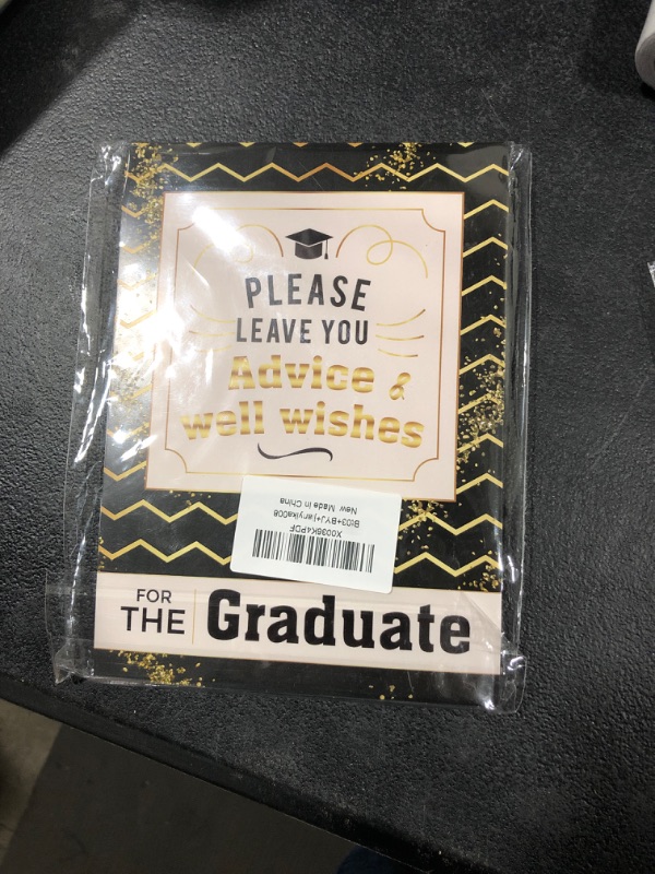 Photo 2 of Toctose 2023 Graduation Sign & Graduation Advice Cards(1+25 pk), Advice Cards for the New Graduate, Graduation Advice Cards, Graduation Party, Sorority Event Decoration Supplies(JYC08)