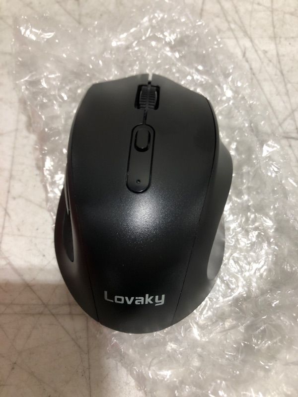 Photo 1 of Lovaky Bluetooth Mouse Wireless, 2.4G Bluetooth Wireless Mouse Tri-Mode, Cordless Computer Mouse Mice 5 Adjustable DPI, for Laptop/Mac OS/PC/Windows/Android/iPad