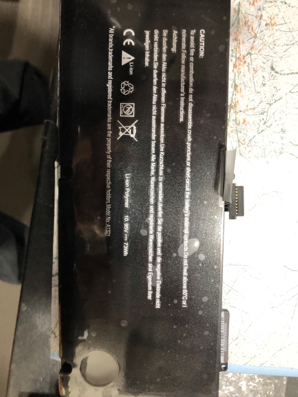 Photo 2 of A1321 Battery for Apple MacBook Pro 15" inch A1286 (Only for Mid 2009, Early/Late 2010), fits MC118LL/A MC373LL/A MB986LL/A Series Notebook