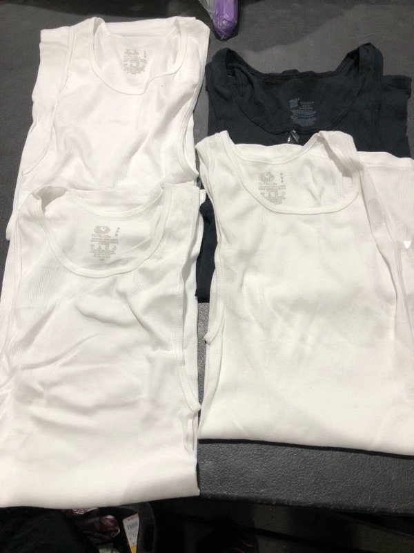 Photo 1 of 4 TANK TOPS SIZE MEDIUM 3 WHITE 1 BLACK