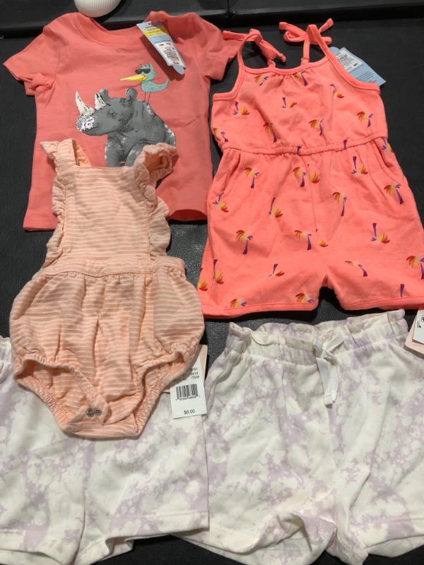 Photo 1 of BABY GIRL SIZE 12-18 MONTHS BUNDLE 5 PIECES NEW AND USED