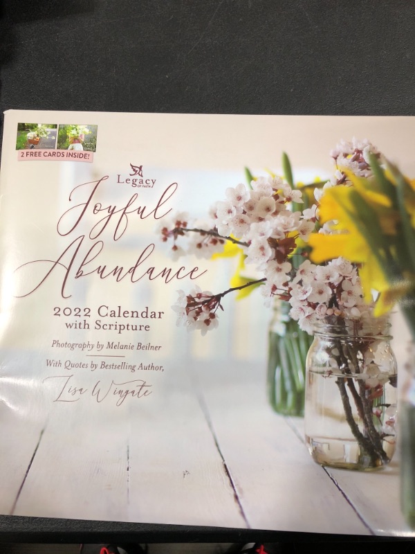 Photo 2 of Legacy Publishing Group, The Legacy Joyful Abundance 2022 Wall Calendar