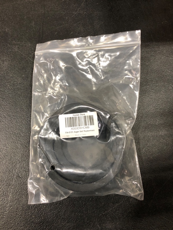 Photo 2 of 754-0101 754-0101A 954-0101 and 954-0101A Drive Belt Replacement for MTD Single-Stage Snow Blowers, 35" Length, Rubber 