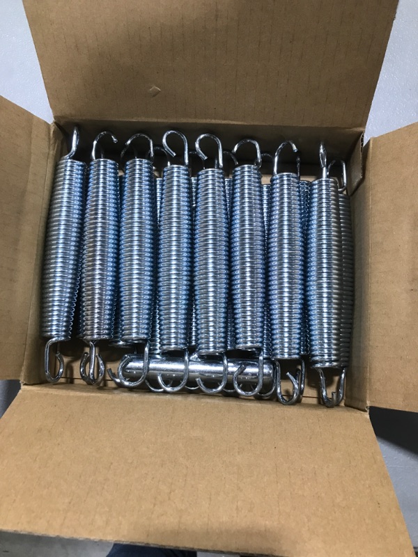 Photo 2 of 5.5-7 Inch Trampoline Springs Heavy Duty Stainless Steel Replacement?Springs, Set of 16