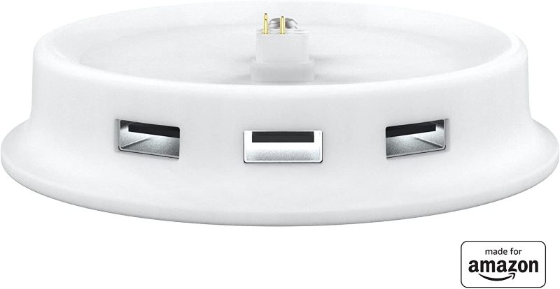 Photo 1 of Made for Amazon, USB Charging Stand, for Echo (4th Gen) - White
