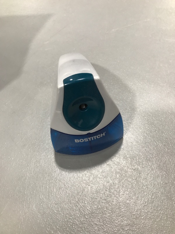 Photo 2 of Bostitch Personal Electric Pencil Sharpener, Powerful Stall-Free Motor, High Capacity Shavings Tray, Blue (EPS4-BLUE)
