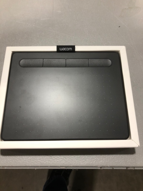 Photo 1 of Wacom Intuos Small Graphics Drawing Tablet, includes Training & Software; 4 Customizable ExpressKeys Compatible With Chromebook Mac Android & Windows, drawing, photo/video editing, design & education Black Small Tablet