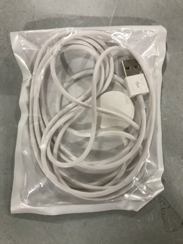 Photo 2 of  Apple Watch Charger 3.3FT/1M for iWatch Magnetic Charging for Apple Watch Charger Series 8/7/6/5/4/3/2/1/SE, White  1 3.3FT