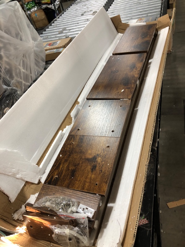 Photo 1 of Gannyfer Tree Bookshelf with Drawers,Narrow Free Standing Open Bookshelves,Mid-Century Modern Bookcase Storage Organizer Shelf,Tall Retro Wood Book Shelves for Small Spaces Bedroom,Office,Classroom