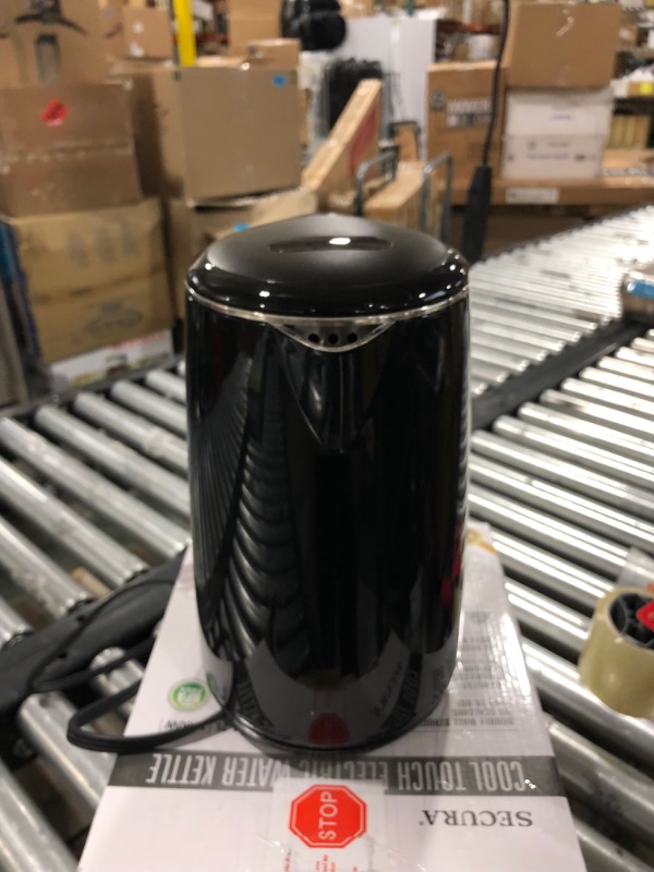Photo 1 of Secura SWK-1701DB The Original Stainless Steel Double Wall Electric Water Kettle 1.8 Quart, Black Onyx