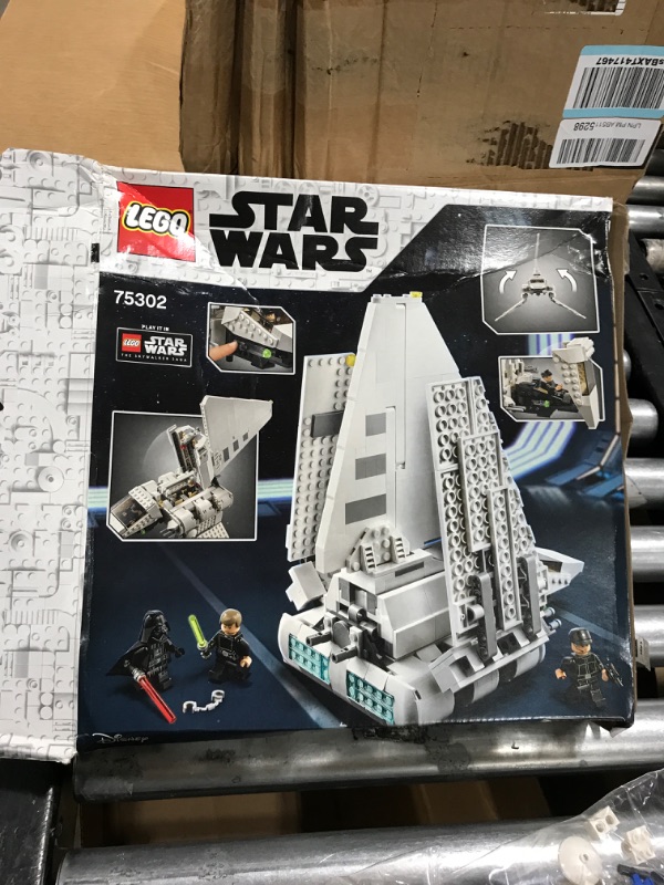 Photo 1 of LEGO Star Wars Imperial Shuttle 75302 Building Kit; Awesome Building Toy for Kids Featuring Luke Skywalker and Darth Vader; Great Gift Idea for Star Wars Fans Aged 9 and Up, New 2021 (660 Pieces) Frustration-Free Packaging