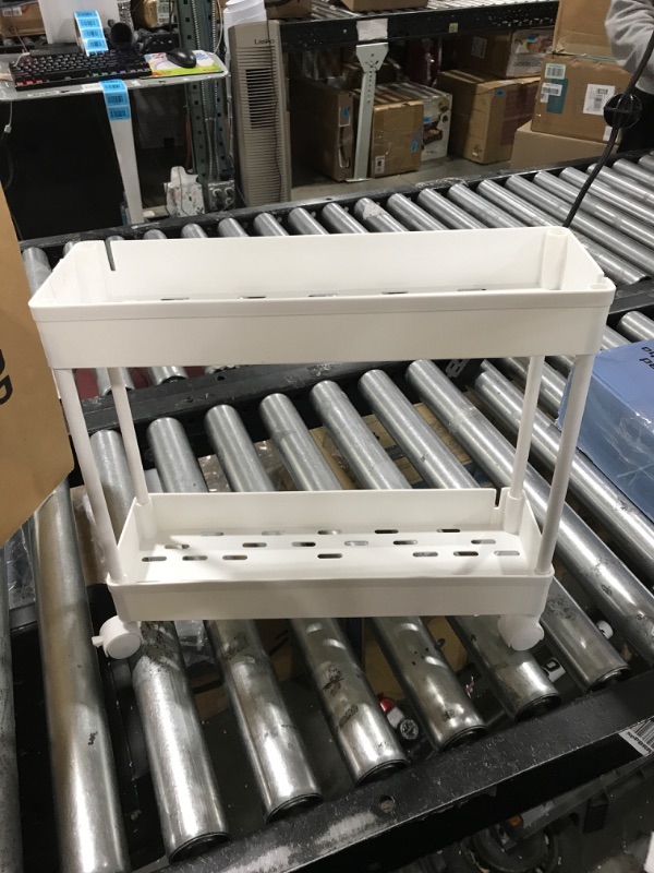 Photo 1 of 2-tier Storage Rack With Wheels 