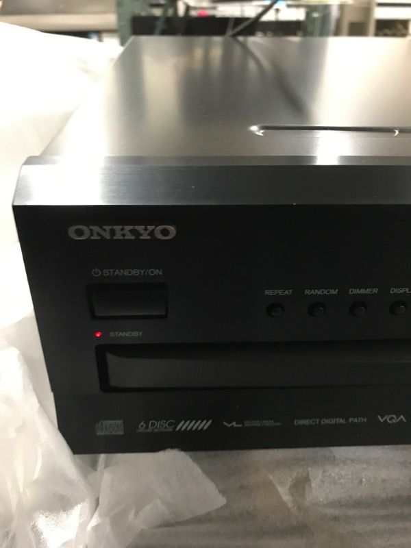 Photo 1 of Onkyo DXC390 6-Disc Carousel Changer CD Player, Black