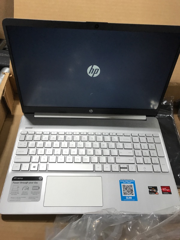 Photo 3 of HP 15-DY2089 15.6" FHD IPS Touchscreen Laptop, 11th Gen Intel i7-1165G7(Up to 4.7GHz), 12GB RAM, 256GB PCIe SSD, Intel Iris Xe Graphics, USB-A&C, HDMI, WiFi, Bluetooth, Windows 11 Natural Silver