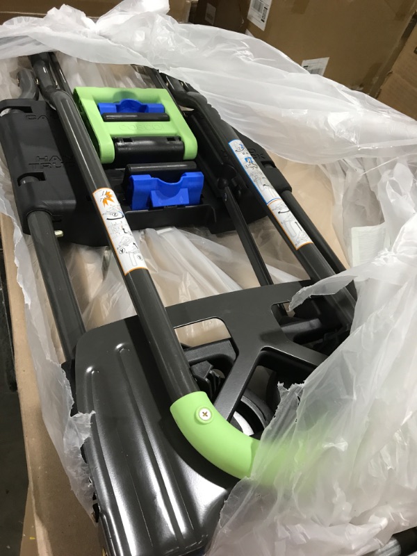 Photo 1 of Cosco 12222PBG1E Shifter 300-Pound Capacity Multi-Position Heavy Duty Folding Dolly, Green Hand-Trucks & Shoulder Dolly Moving Straps