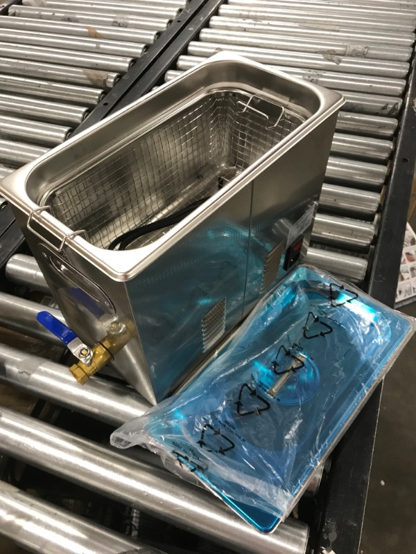 Photo 1 of ACMESONIC Ultrasonic Cleaner 6Lfor Vinyl CD, (300W Heater,180W Ultrasonic) Ultrasonic Parts Cleaner with Heater Timer for Cleaning, Jewelry, Coins, Metal Small Parts, Circuit Board, Lab Tools, etc