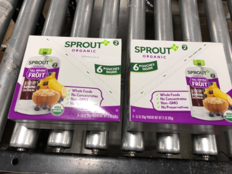 Photo 2 of 12 POUCHES Sprout Organic Baby Food Pouches Stage 2 **EXPIRES SOON MAR 12 2023* 